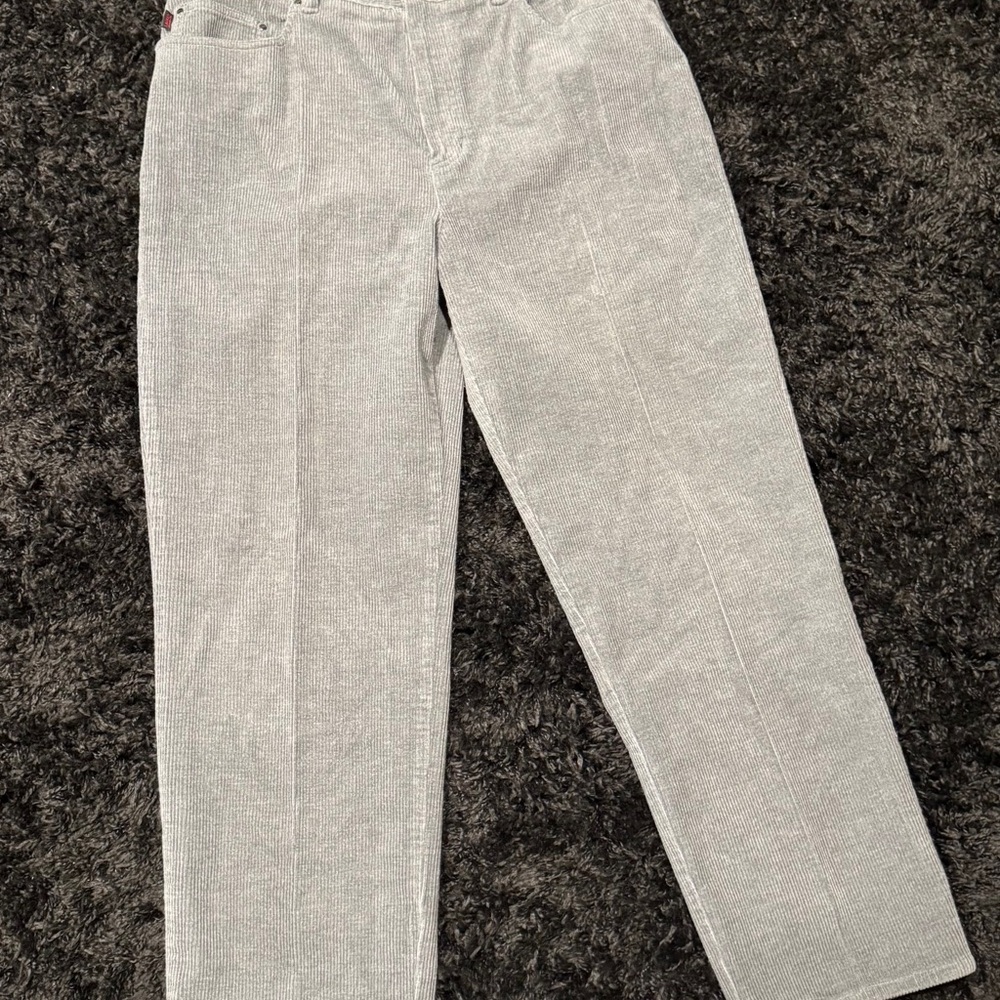 Lauren Jeans Co Ralph Lauren Gray Corduroy Pants Size 16